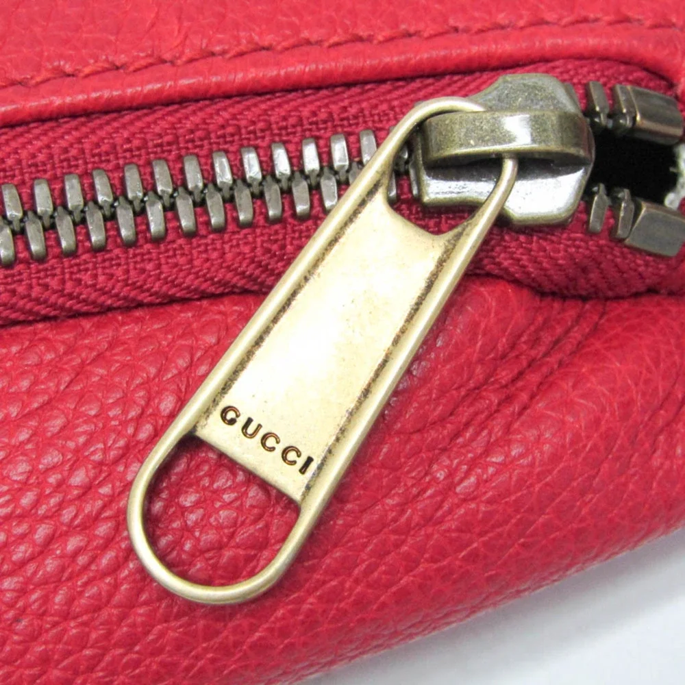 GUCCI Red Leather Fanny Pack - Picture 7 of 10